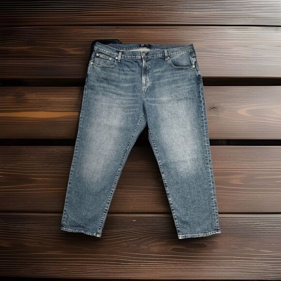 Gap Girlfriend Ankle Jeans Plus 20 (41x25) Blue Denim Stretch Womens - Picture 1 of 9